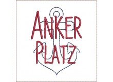 Stickdatei - Ankerplatz